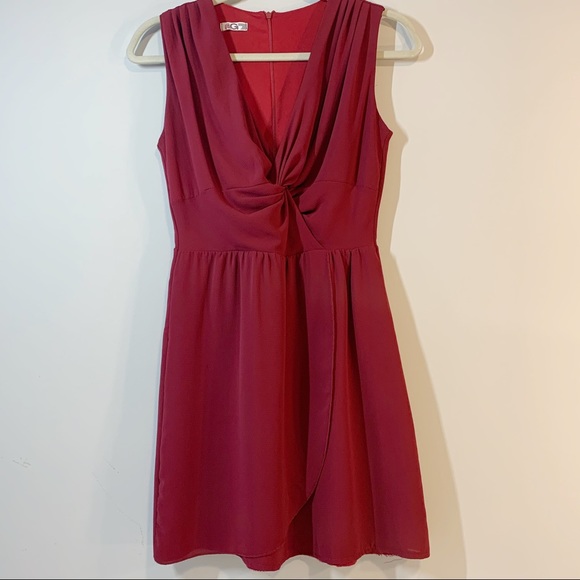 ASOS Wal G Summer Dress Mini/Wedding/Maroon - Picture 3 of 10